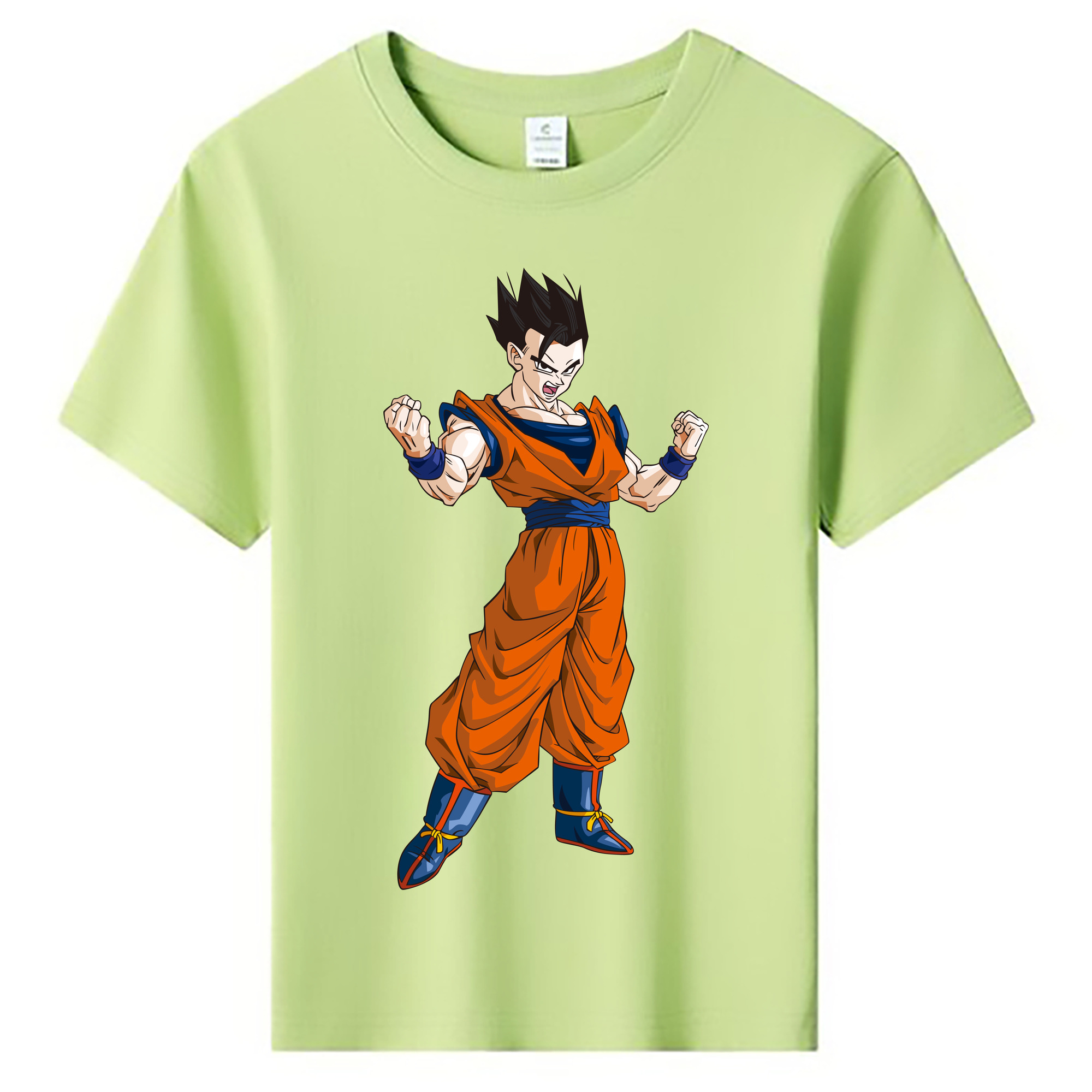 （画像用） ドラゴンボール 孫 悟飯（そんごはん）DRAGON BALL Son Gohan 綿100％キッズTシャツ（フロントプリント）